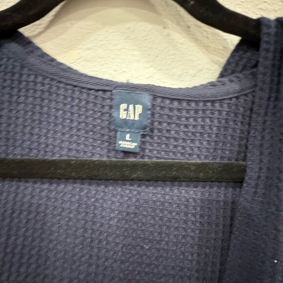 Gap men's robe blue size large - Picture 2 of 7